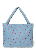 Bild in Galerie-Betrachter laden, Blue Hearts Denim Mom Bag