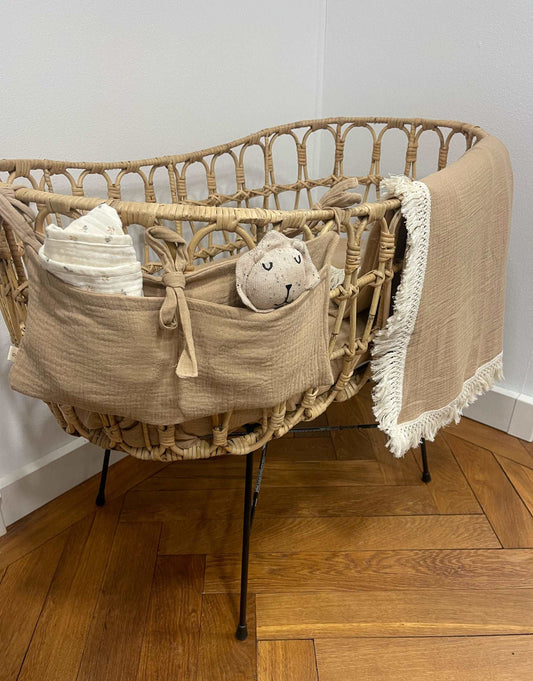 Muslin Bed Organizer