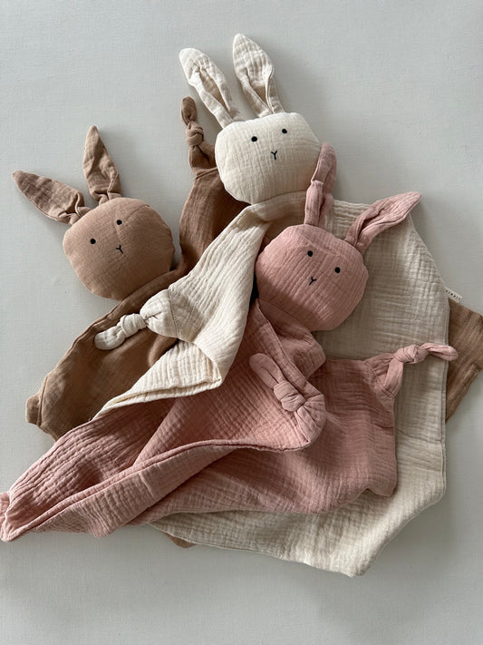 Musselin Kuschel-Hase