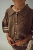 Bild in Galerie-Betrachter laden, Crochet Shirt Kids Choco