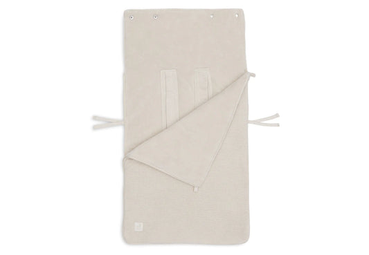 Fusssack Basic Knit Oatmeal für Autositz