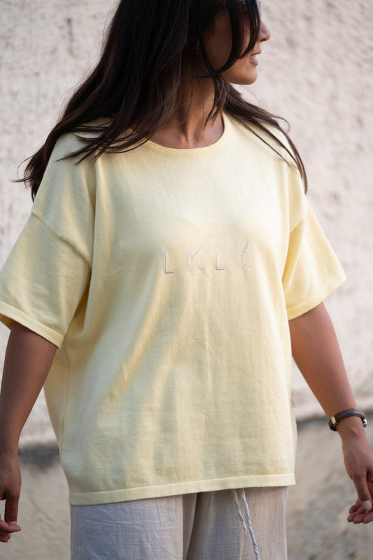 Knit Shirt Lemon Woman