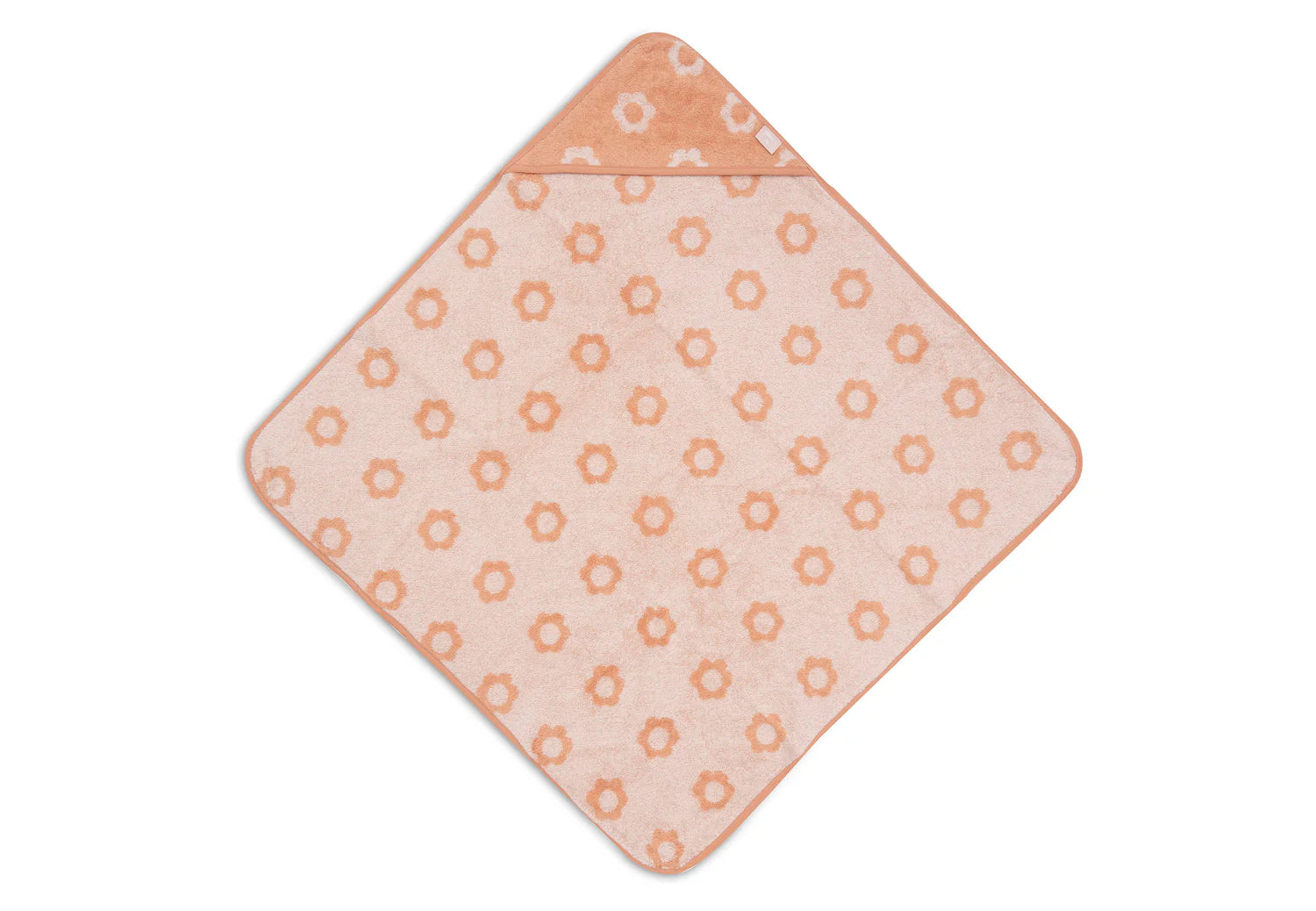 Kapuzenhandtuch Frottee Jacquard Flower