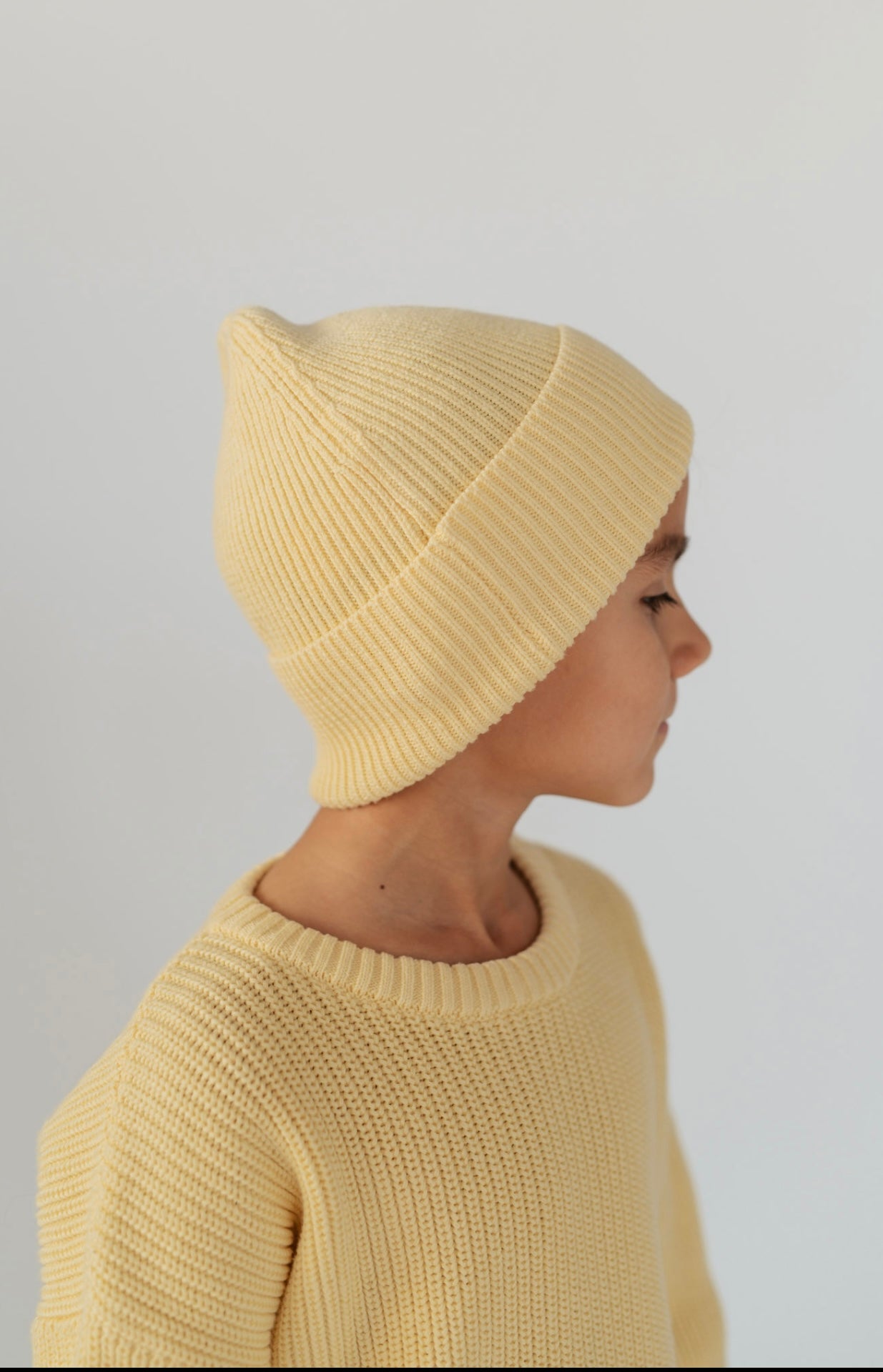 Knit Beanie LEMON