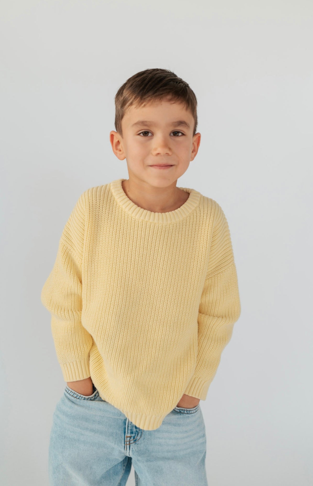 Knit Jumper Kids LEMON