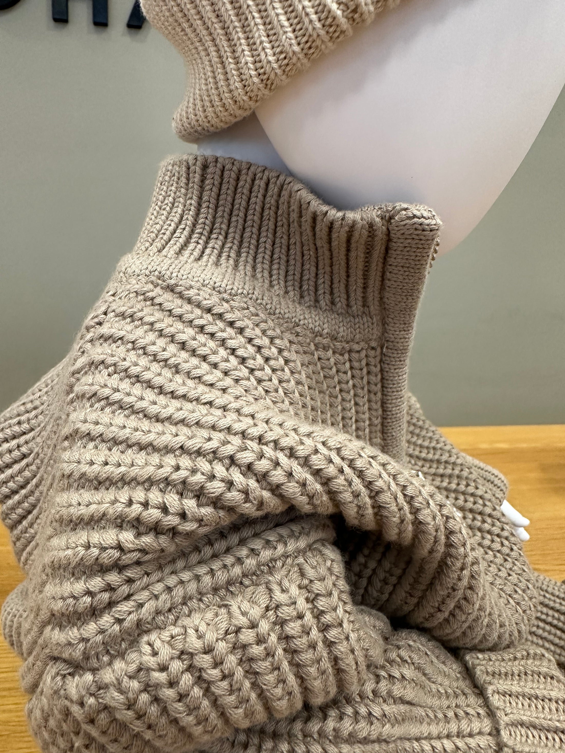 Knit Zipper Jumper