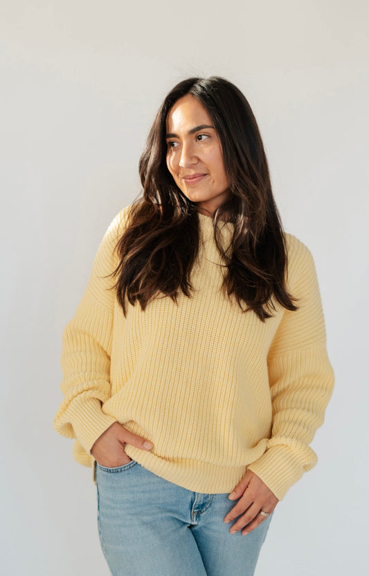 MUM Oversized Jumper LEMON