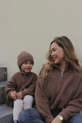 Load image into Gallery viewer, Kids Zipper Jumper Choco

