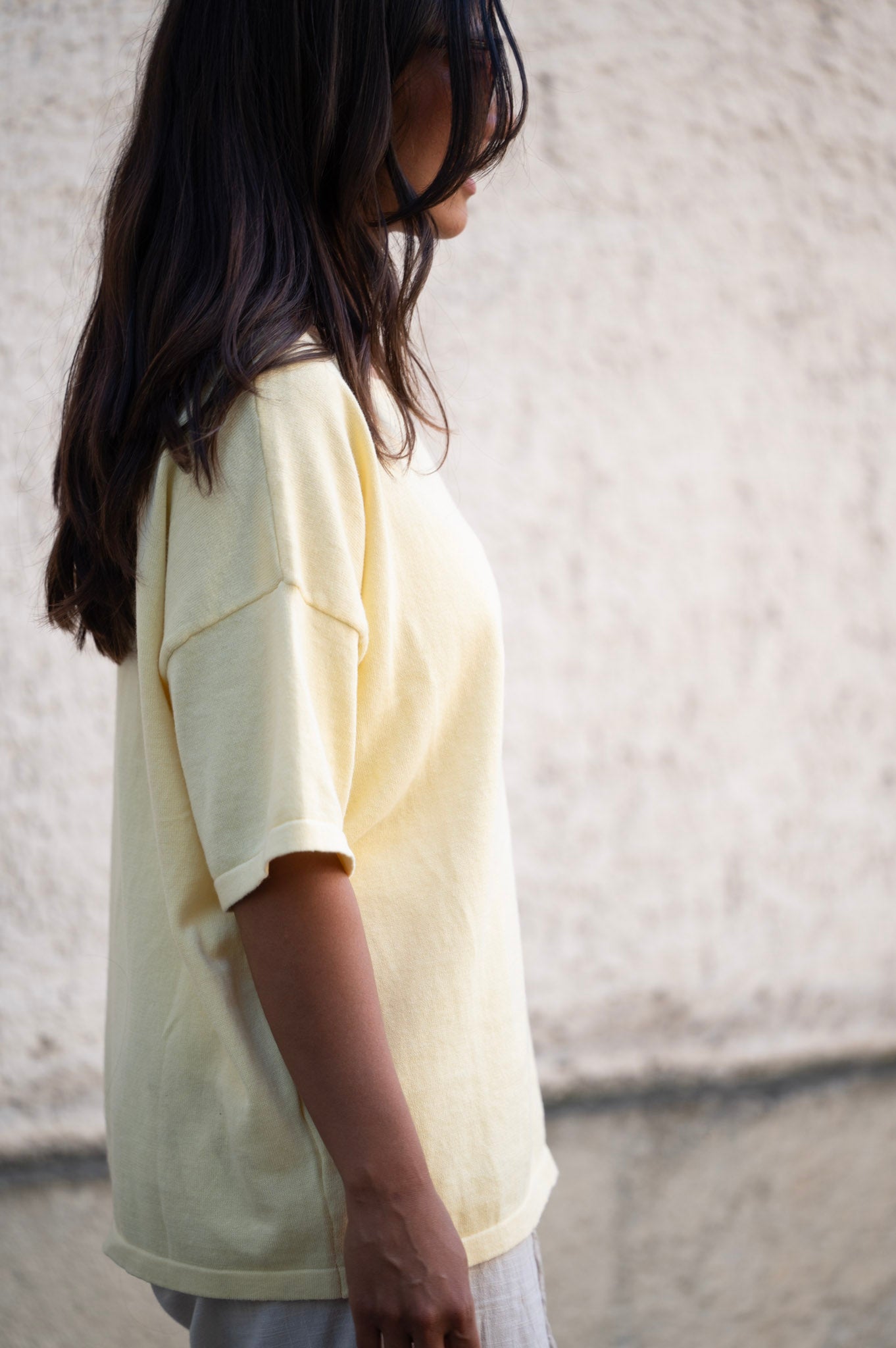 Knit Shirt Lemon Woman