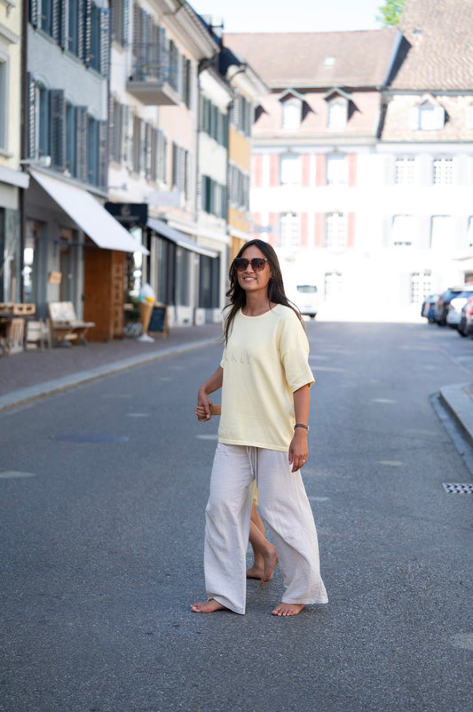 Knit Shirt Lemon Woman