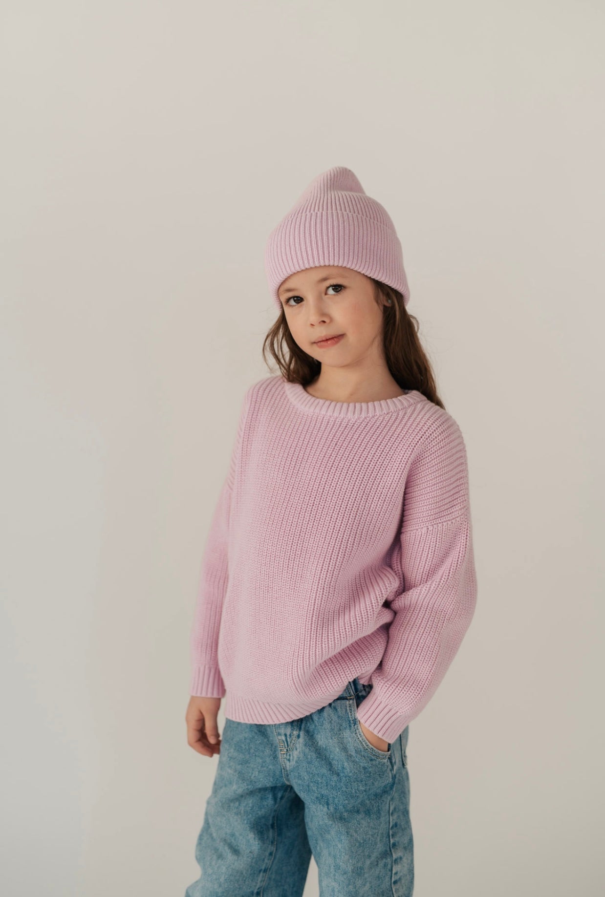Knit Jumper Kids ORCHID