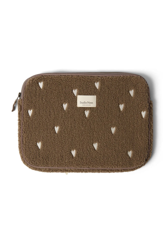 Laptop Case Brown Heart