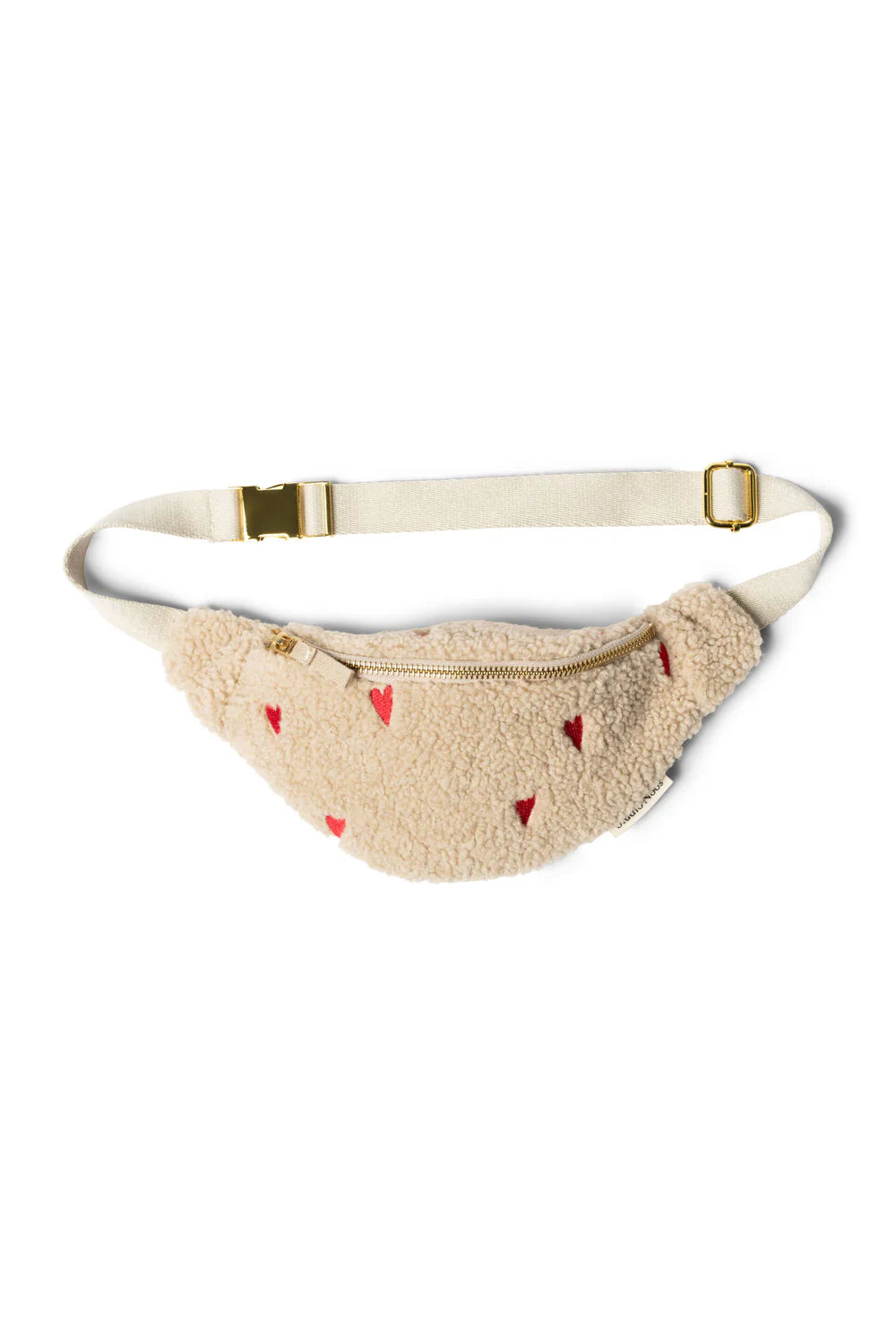 Kids Fanny Pack Ecru Heart