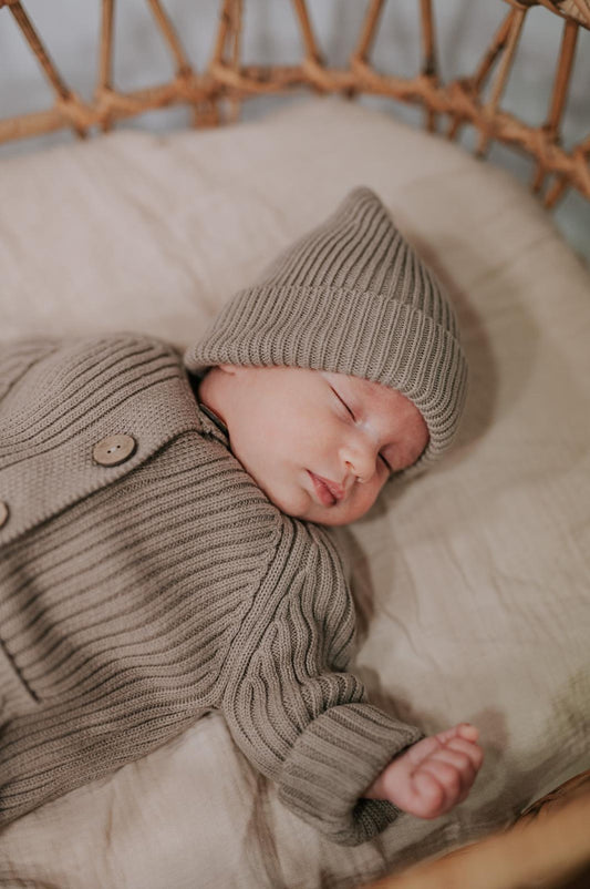 Knit Beanie Taupe