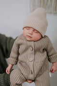 Load image into Gallery viewer, Knit Onesie Taupe
