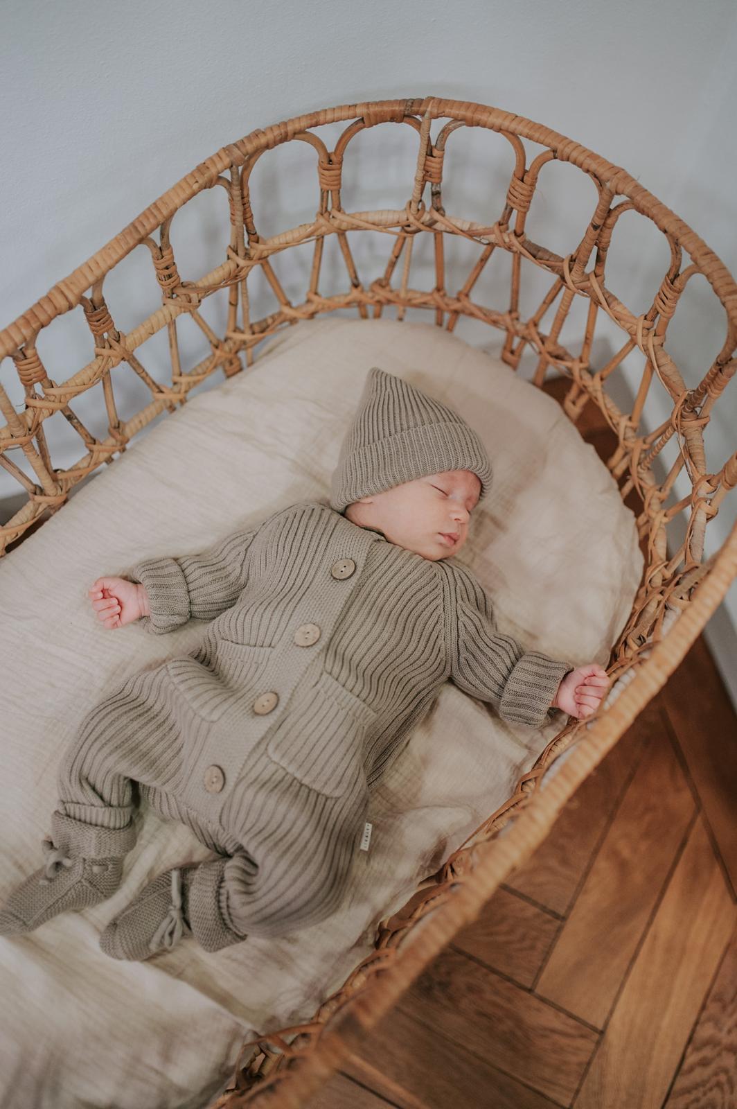 Knit Onesie Taupe