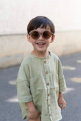 Bild in Galerie-Betrachter laden, Kids Musselin Shirt SAGE
