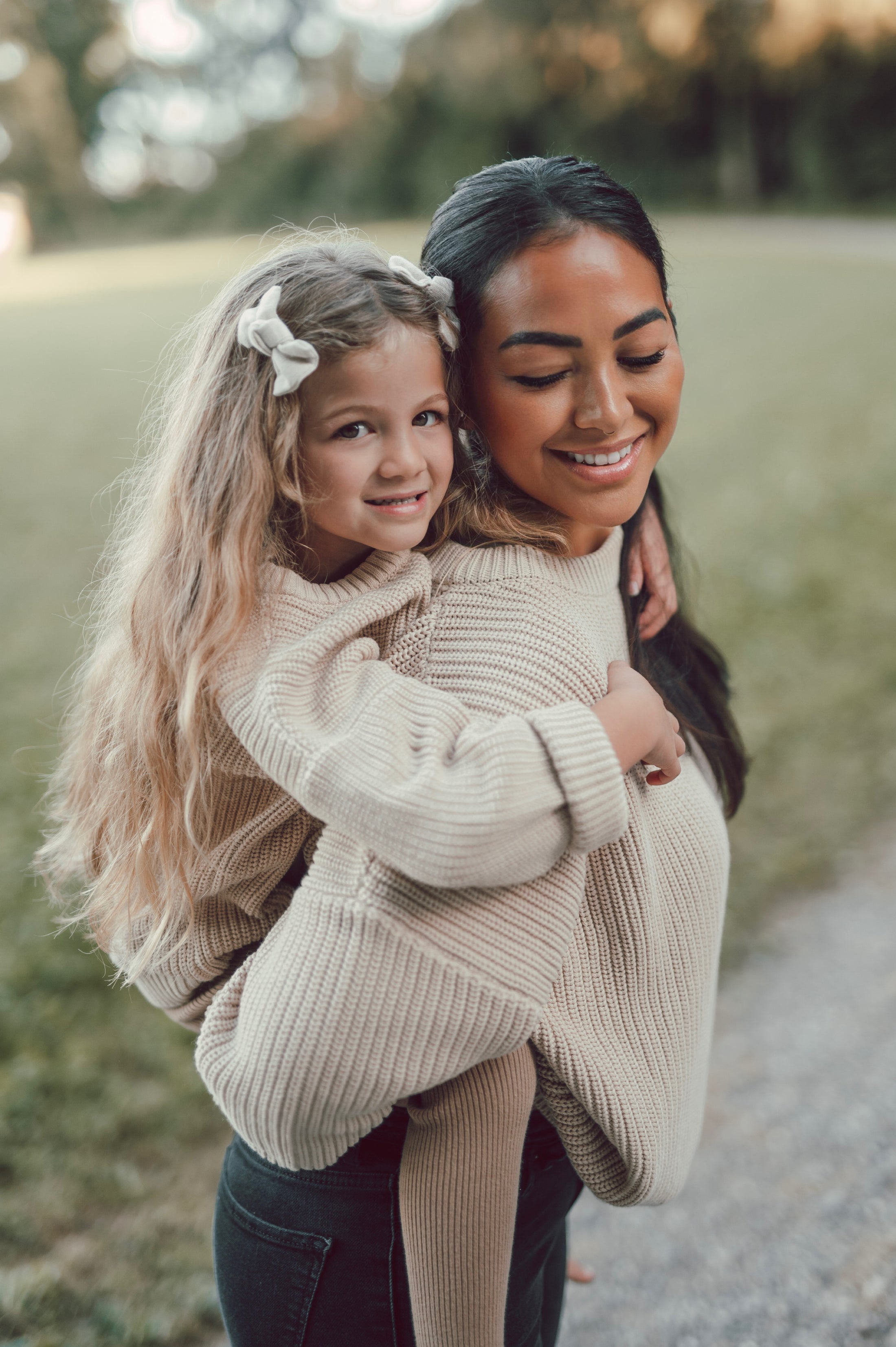 Mum Knit Jumper Sand