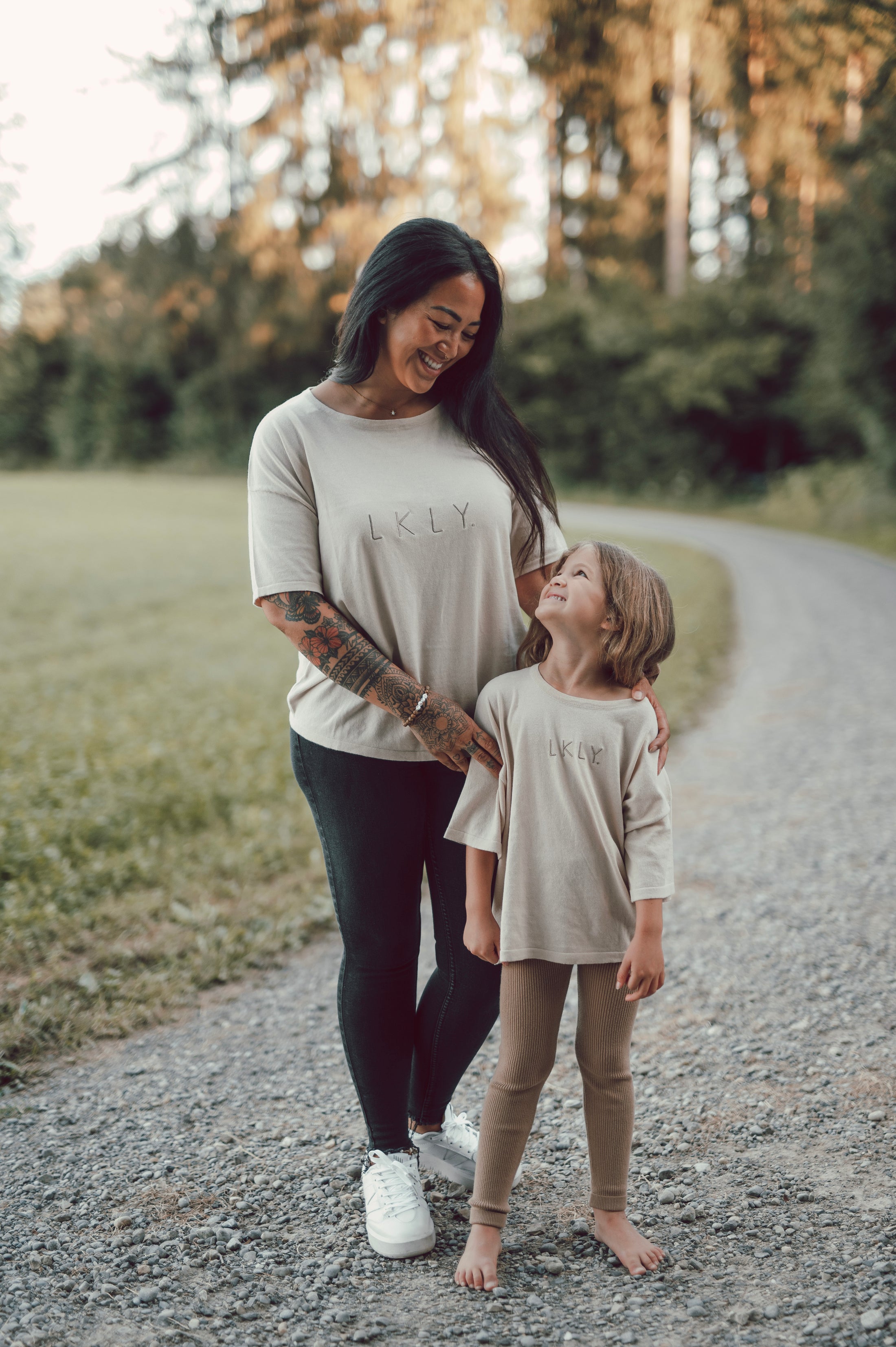 Mum Oversized Knit Shirt Sand