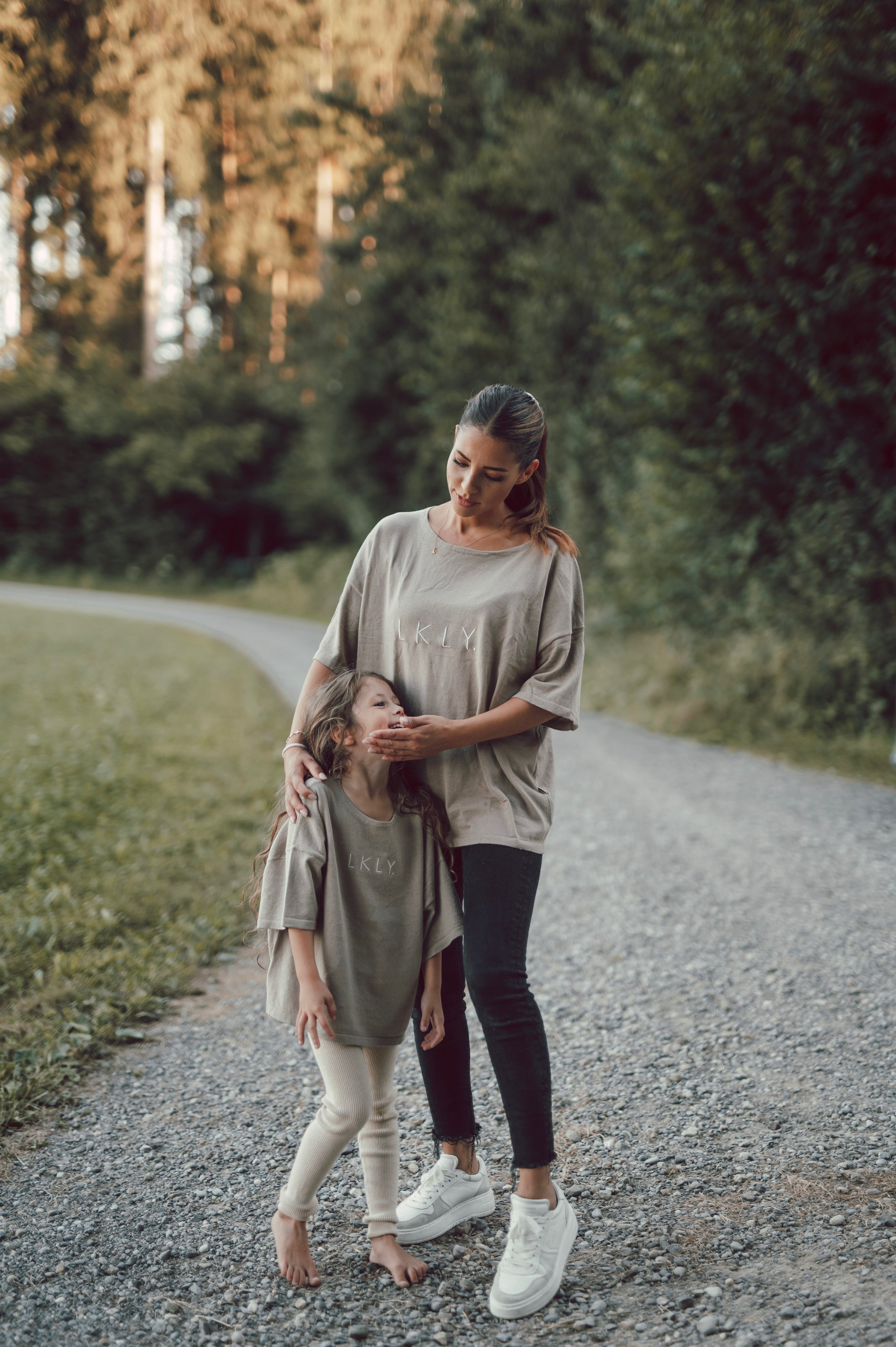 Mum Oversized Knit Shirt Taupe