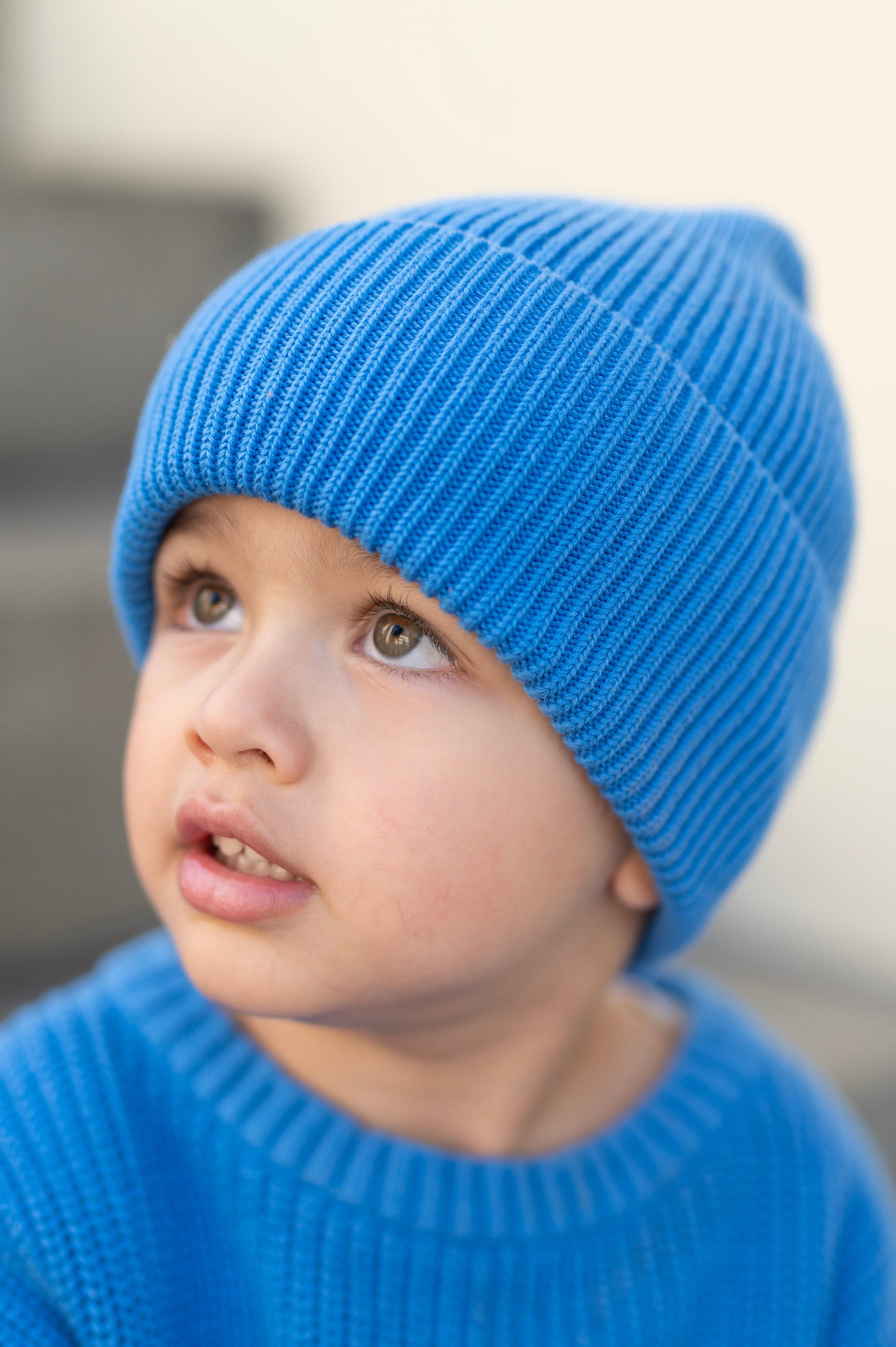 Knit Beanie BLUE