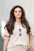 Load image into Gallery viewer, Crochet Shirt Mum Sand
