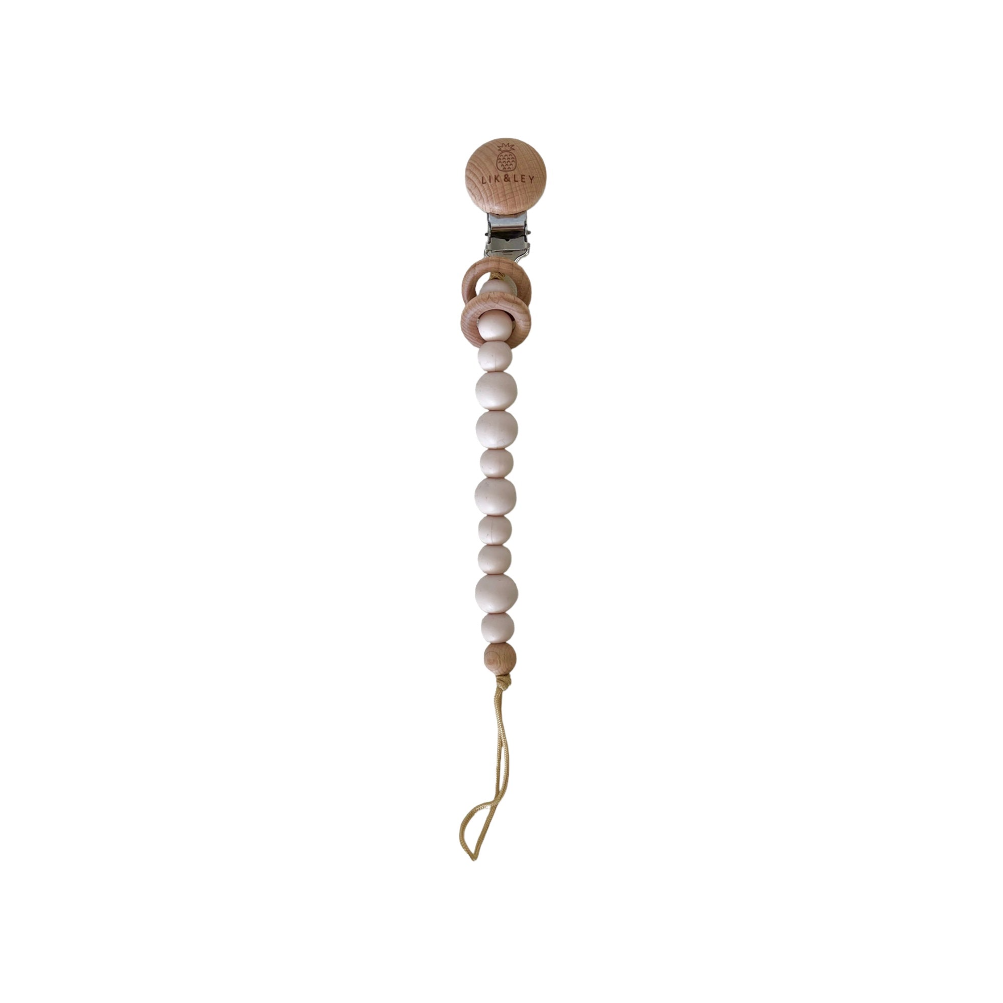 Silicon-Wooden Pacifier Clips