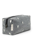 Load image into Gallery viewer, Grey Hearts Denim Pouch
