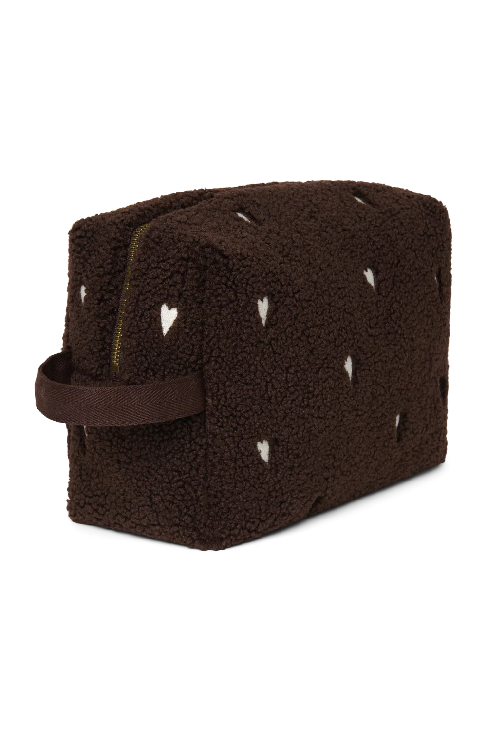 Chocolate Hearts Teddy Toiletry Bag