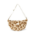 Load image into Gallery viewer, Ecru Leopard Teddy Adult Fanny Pack
