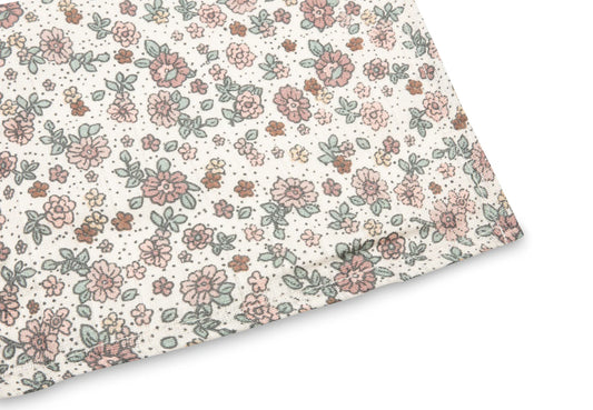 Musselin Swaddle Retro Flower 70x70